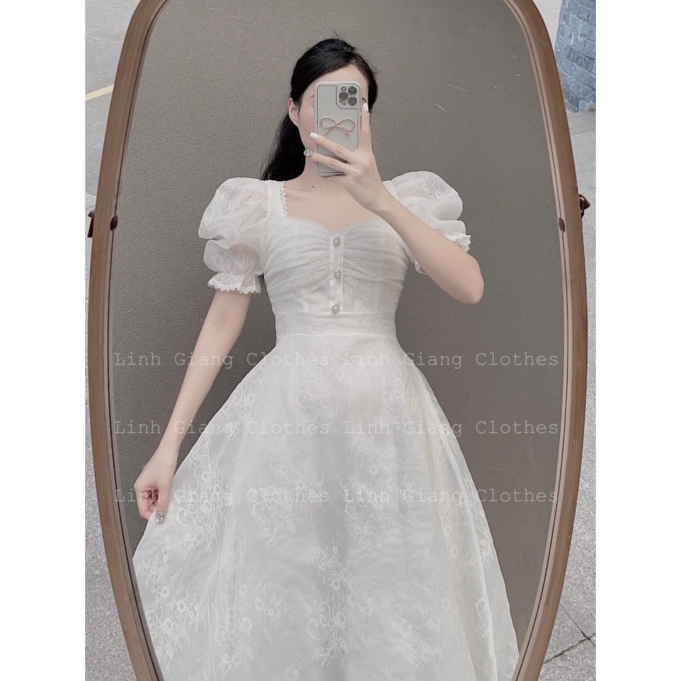 [SALE 50% FREE SHIP] ĐẦM TIỂU THƯ ĐI DỰ TIỆC CƯỚI SIÊU XINH VỚI PHONG CÁCH THIẾT KẾ HÀN QUỐC, EO ÔM TÀ VÁY XÒE TÔN DÁNG