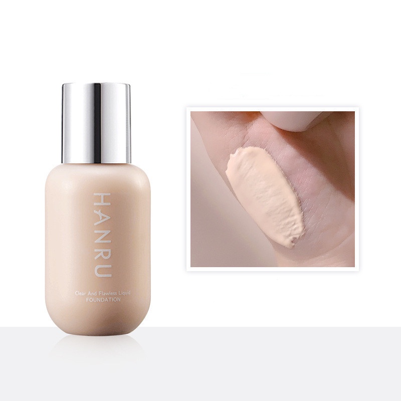 HANRU Kem Nền Che Khuyết Điểm Dạng Lỏng Dưỡng Ẩm Chống Thấm Nước Kiềm Dầu