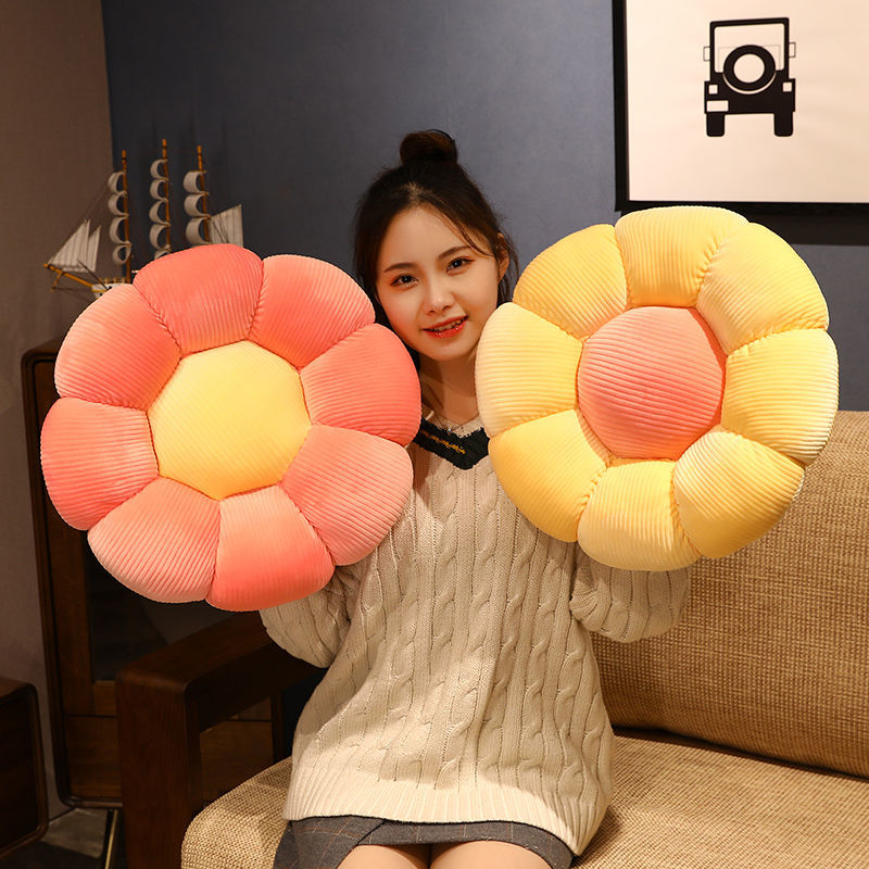 Gối Đệm In Hình Hoa Đáng Yêu Tiện Dụng