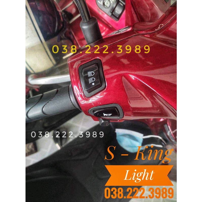 Công Tắc TẮT ĐÈN Xe Máy, 3 Chế Độ PHA - COS - TẮT ĐÈN Hàng CAO CẤP LOẠI 1