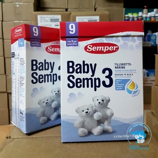 Sữa Semper - Baby Semp Thụy Điển 800gr: Số 1,2,3,4.