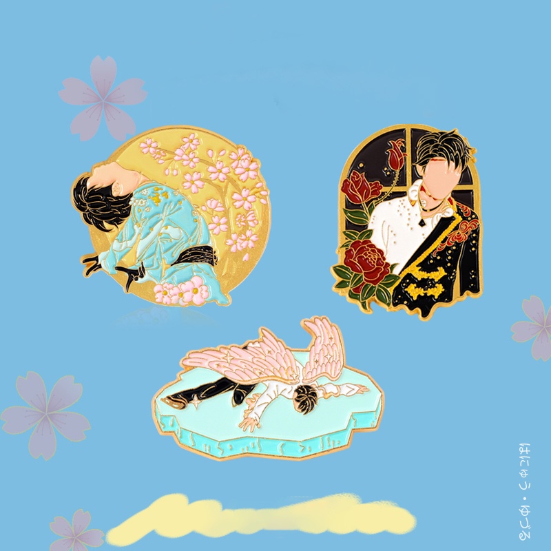 Huy Hiệu Cài Áo Hình Đôi Cánh Thiên Thần Thời Trang