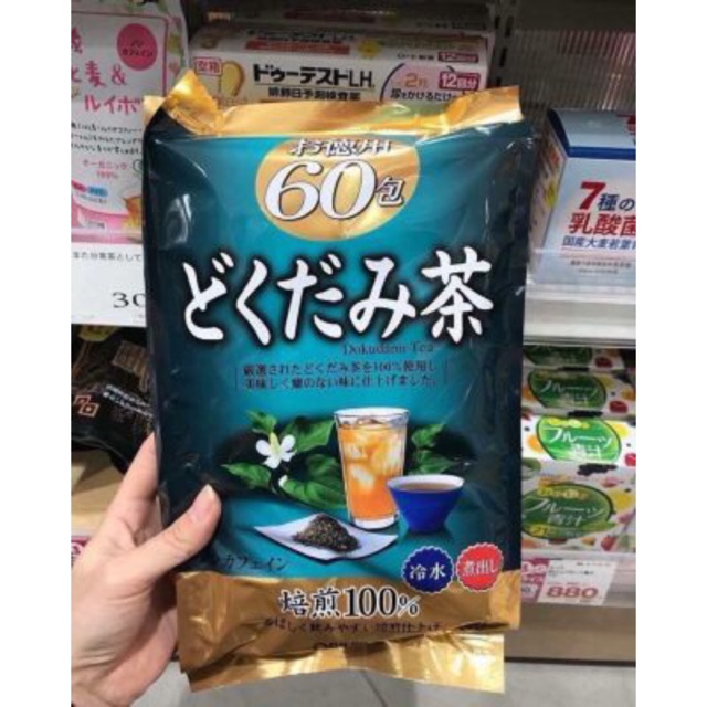 Trà uống Diếp Cá Dokudami Orihiro túi 60 gói