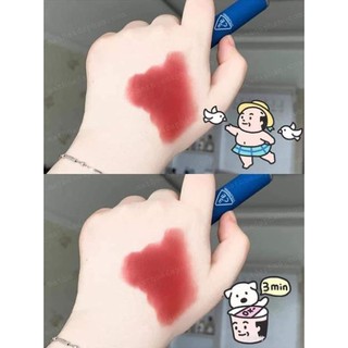 SON 3CE MÀU ĐỎ ĐẤT VỎ XANH DƯƠNG