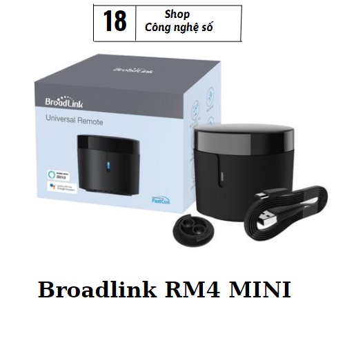 Broadlink RM4 MINI WIFI bộ điều khiển từ xa hồng ngoại cảm biến nhiệt độ và độ ẩm