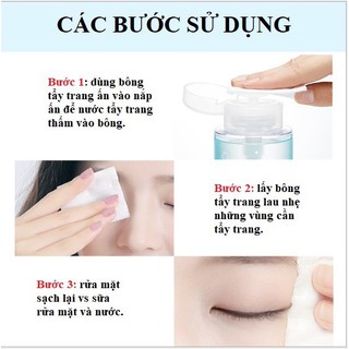 (CHÍNH HÃNG 100%) Nước Tẩy Trang Nắp Nhấn Maycreate Tẩy Trang Tiện Lợi
