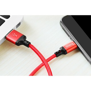 Cáp Sạc Nhanh TYPE C Hoco X14 Cho Android Dây Dù 1M/2M Chống Đứt