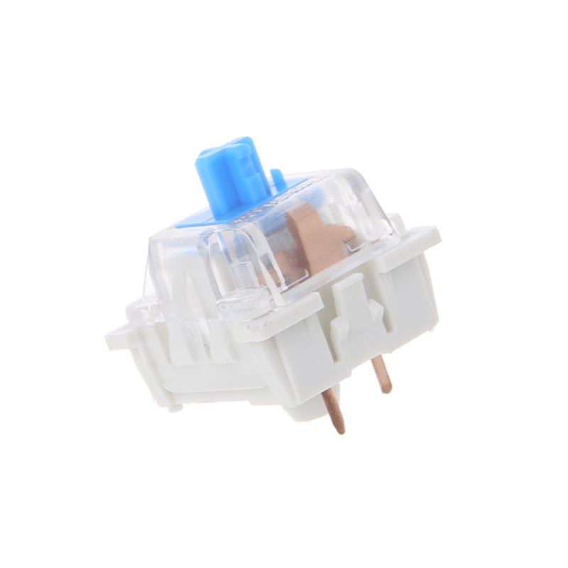 Bộ 10 Công Tắc Tuyến Tính Màu Trắng Xanh Dương Cho Bàn Phím Cơ 10 - Extras 3pin 60g