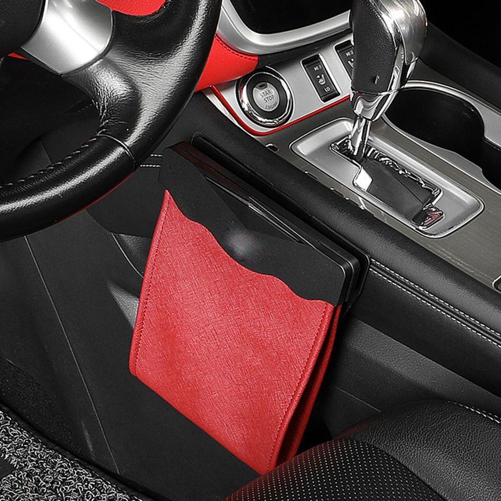 Giá Đỡ Túi Đựng Đồ Dùng / Rác Gắn Khe Hở Ghế Ngồi Xe Hơi Kèm Đèn LED Thiết Kế Nhỏ Gọn Tiện Dụng Hiệu Kat1