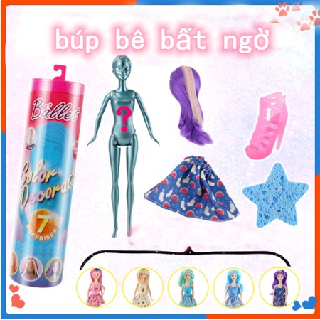 Búp Bê Đồ Chơi Thay Đổi Màu Sắc Với 7 Màu Sắc Bất Ngờ Dành Cho Búp Bê