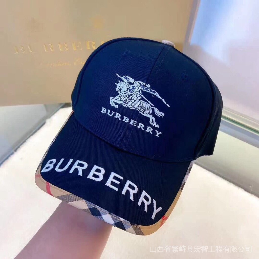BURBERRY Mũ Lưỡi Trai Thêu Chữ G110 20 Thời Trang Cá Tính Cho Nam Nữ