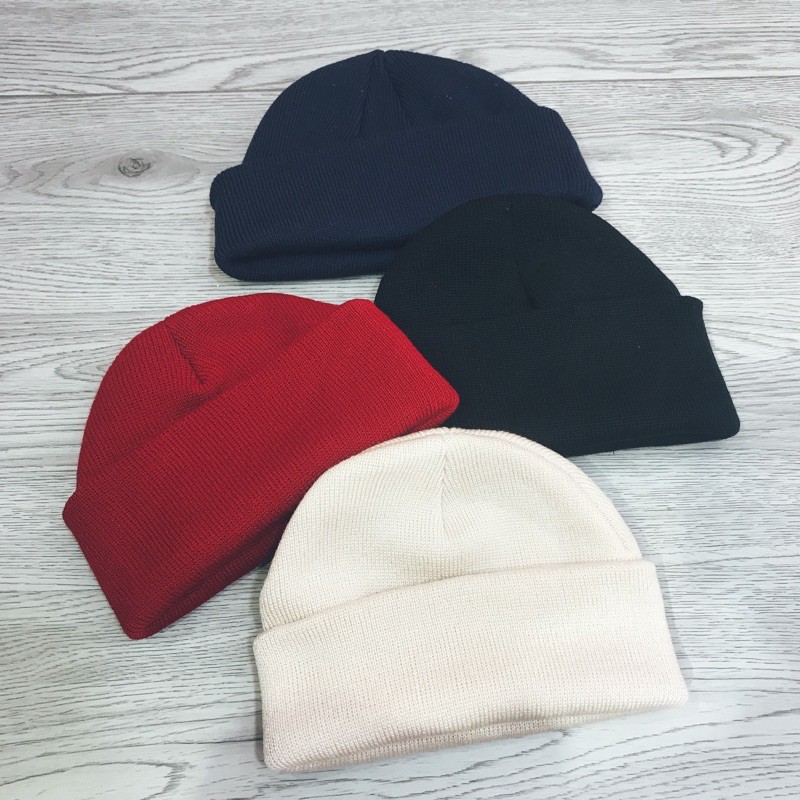 Mũ len beanie siêu hot mẫu len dày unisex