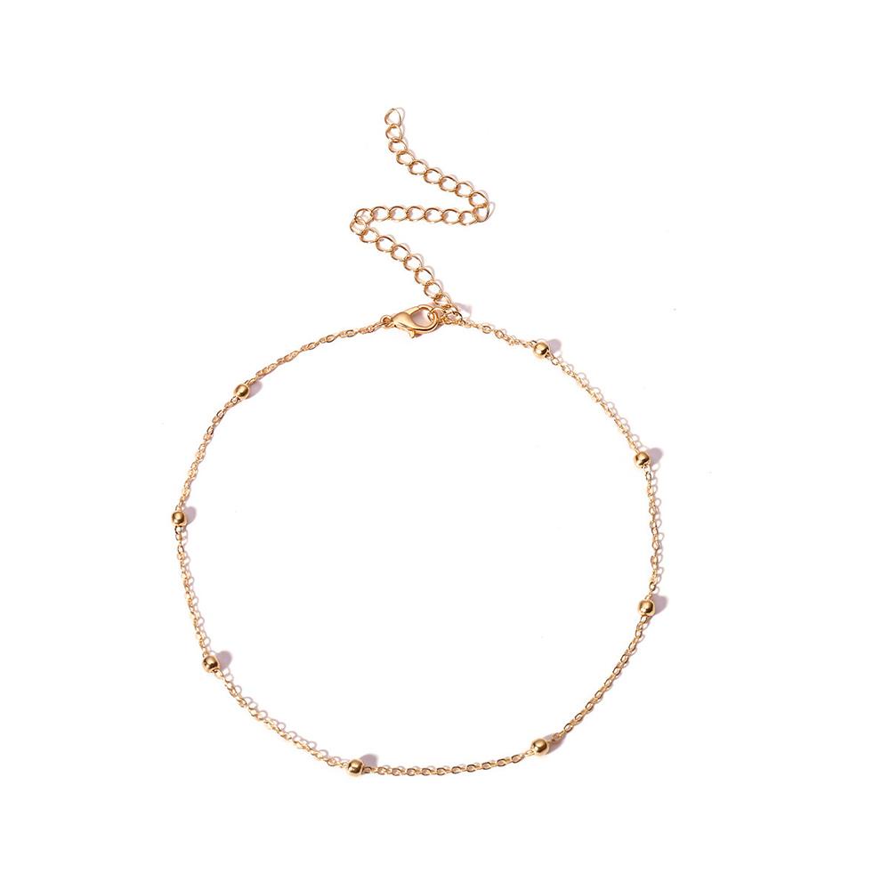 VANES1 Vòng Cổ Choker Hai Lớp Thiết Kế Hình Học Thanh Lịch Cho Phái Nữ