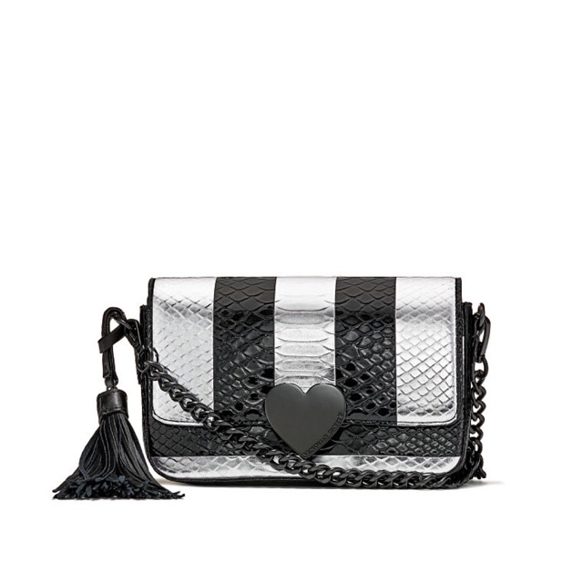 Túi đeo chéo Victoria Secret “Luxe Python Strip Downtown Crossbody”
