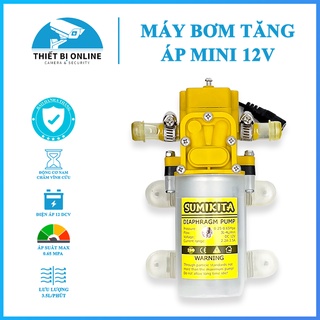 Máy bơm nước mini 12V áp lực cao Lưu lượng nước 3.5L phút Sử dụng làm bộ phun sương tưới cây bộ rửa xe min- bơm SUMIKITA