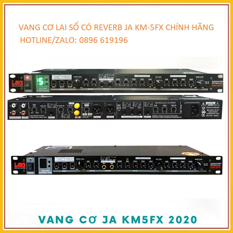 VANG CƠ LAI SỐ [CÓ REVERB] JA KM-5FX CHỐNG HÚ TỐT NHẤT CHÍNH HÃNG NEW 2021  CHO ÂM THANH MƯỢT MÀ, TR