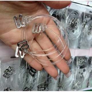 Dây áo ngực, bra trong suốt sợi bún, sợt dẹt Hàn Quốc