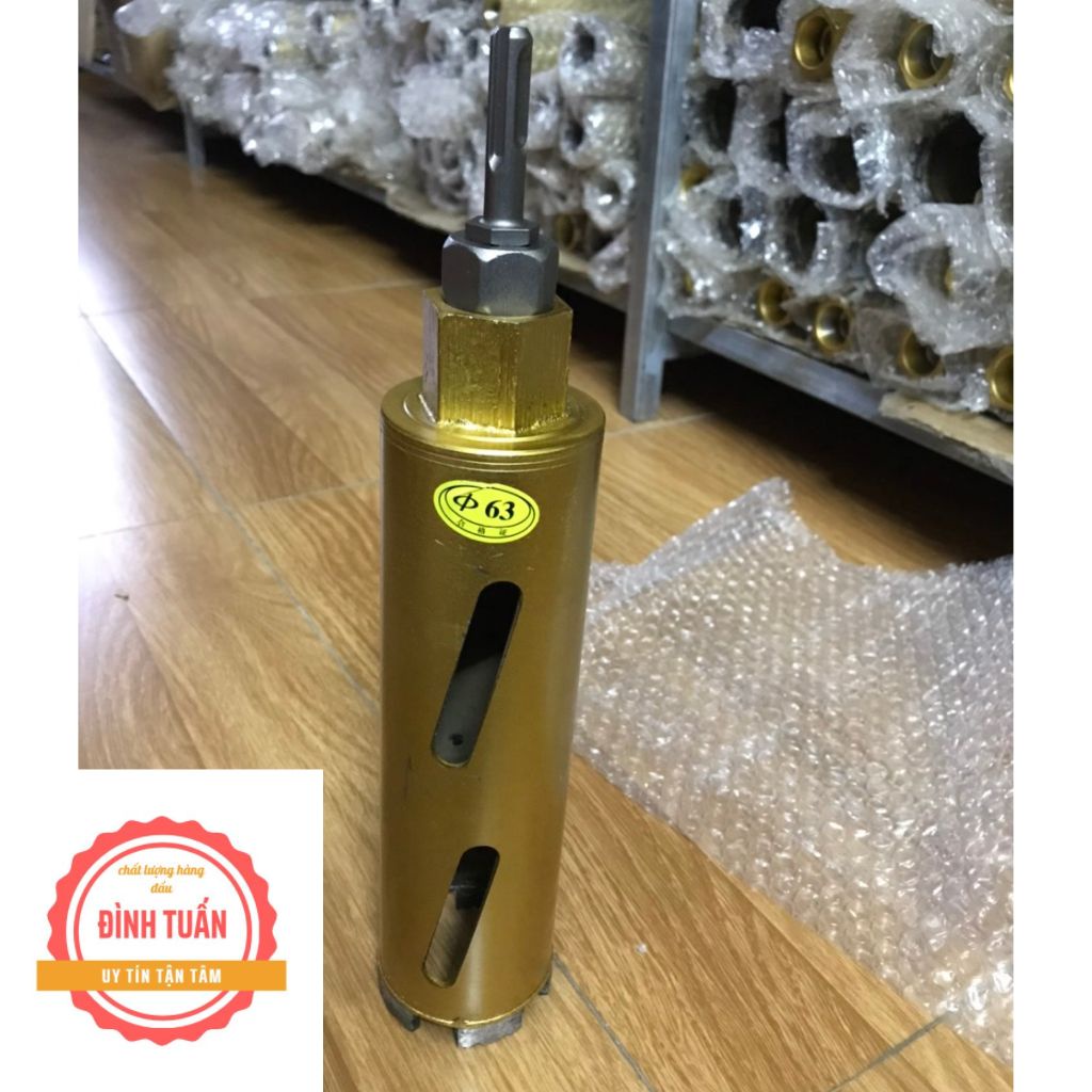 Mũi Khoan Rút Lõi Bê Tông 27,32,40,51,56,63 dài 250mm. Hàng Chính Hãng Giá Rẻ Cho A- E Thợ