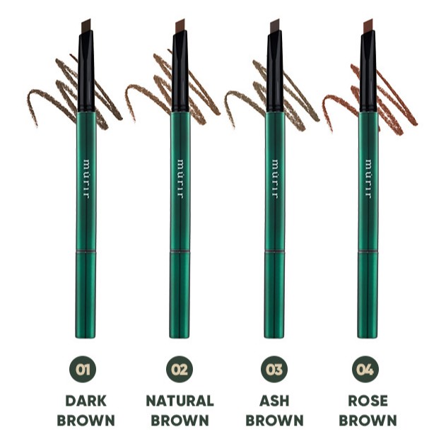 (Hàng Mới Về) Chì Kẻ Lông Mày Murir Thiết Kế Vỏ Cứng Kiểu Công Chúa | BigBuy360 - bigbuy360.vn