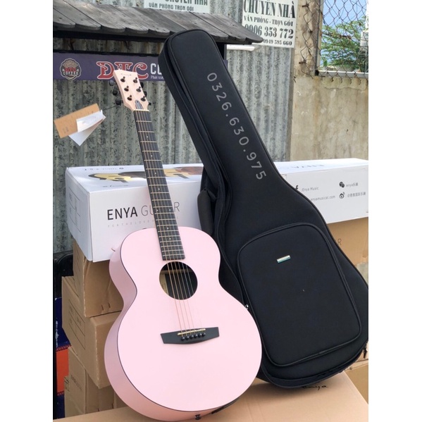 Đàn Guitar Enya X1P màu hồng - Tặng bộ phụ kiện chính hãng