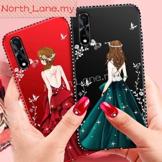Ốp Lưng Nhựa Dẻo In Họa Tiết Cô Gái Cho Vivo S1