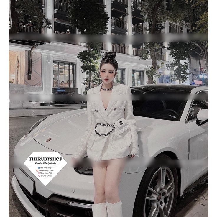 Áo vét dạ mai phương bùi