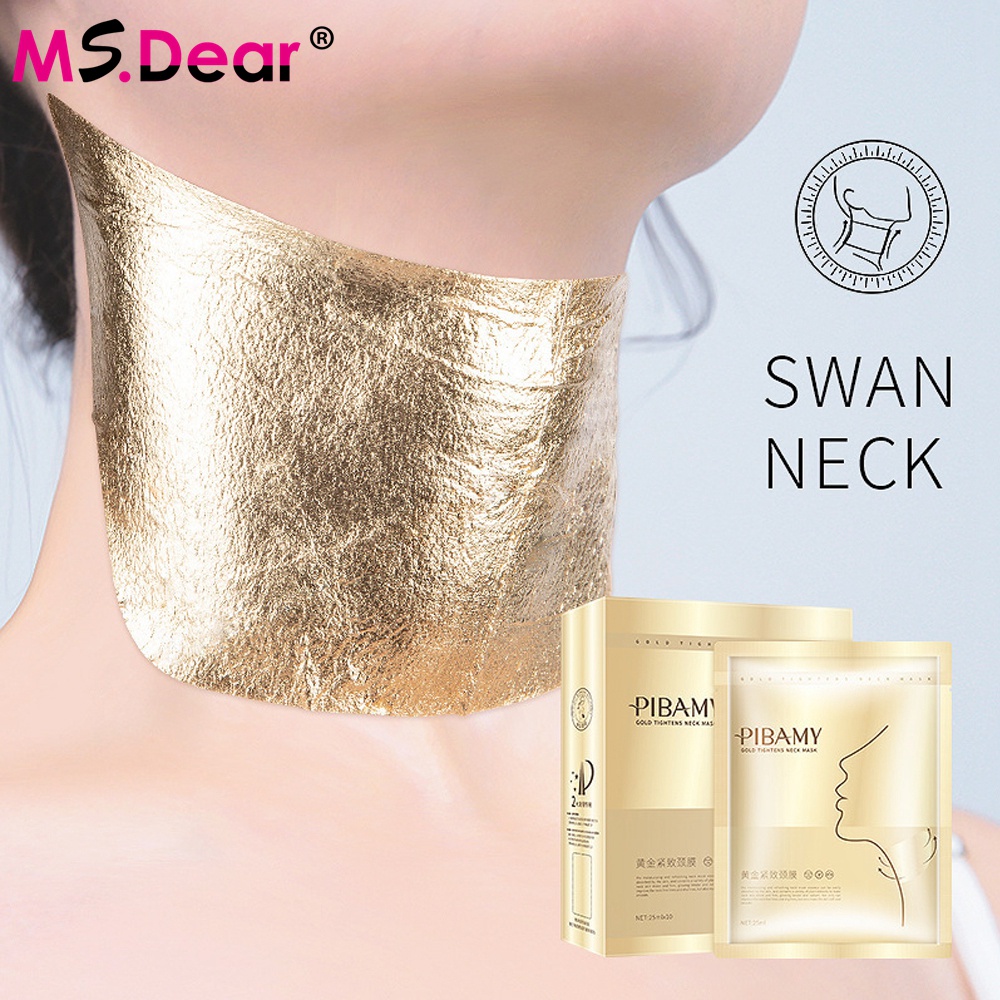 Set 10 Mặt Nạ Cổ Dưỡng Ẩm Thu Nhỏ Lỗ Chân Lông Làm Mờ Nếp Nhăn Nuôi Dưỡng Da