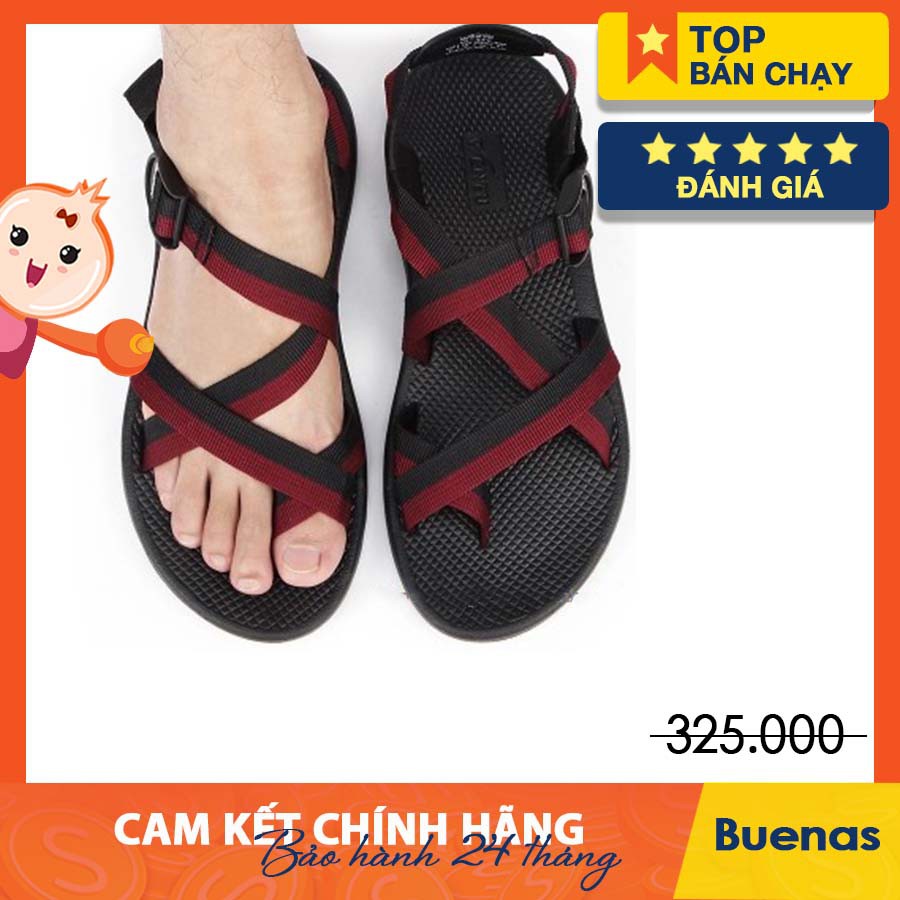 GIÀY SANDAL VENTO CHÍNH HÃNG NV117-ĐỎ ĐEN [ẢNH THẬT-Full size 35-44]  [SANDAL NAM NỮ]