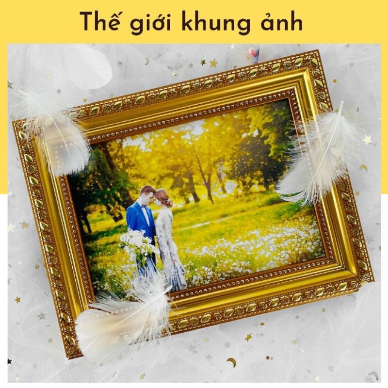 khung hoa văn để bàn tiệc cưới A5(15x21)