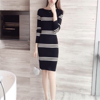 Váy len body ôm dáng chất đẹp ( coi kĩ ảnh thật phía cuối )