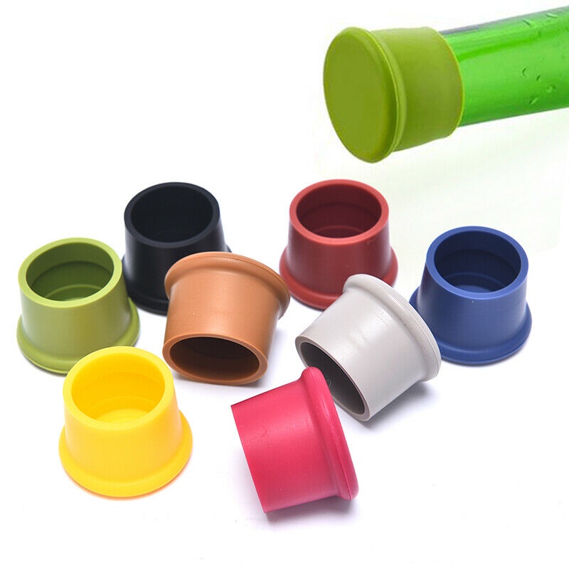 Bộ 5 Nắp Đậy Chai Rượu Bằng Silicone Chống Bụi Tiện Dụng