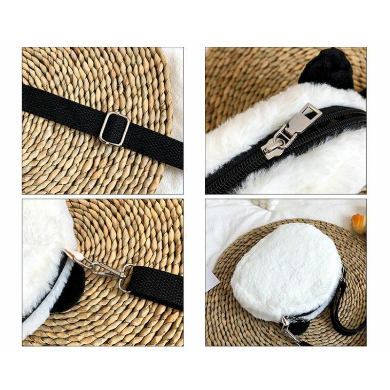 Túi đeo chéo Ulzzang bé gấu trúc dễ thương, cute