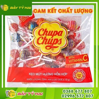 Túi Kẹo mút Chupa Chups Hương Trái Cây Hỗn Hợp Gói 48 que