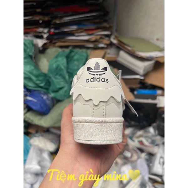 Giày adidas sò kem siêu cấp , sneaker thethao nam nữ buộc dây quảng châu