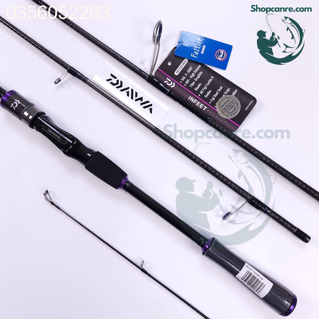 Cần câu lure Daiwa Infeet 702MS