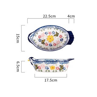 Set bát đĩa hoa bướm