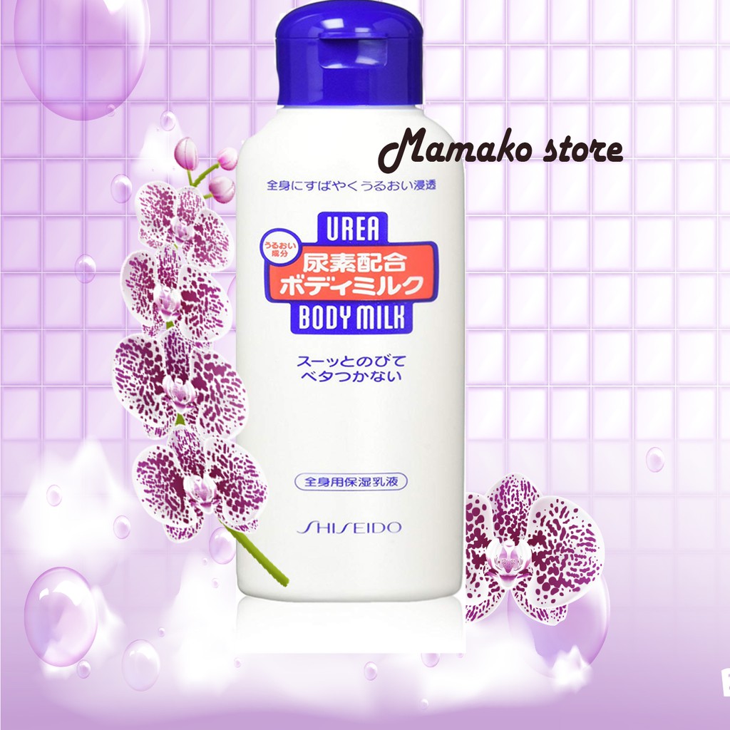 Sữa dưỡng thể làm ẩm và mịn da UREA BODY MILK, Shiseido/hàng nhật có bill