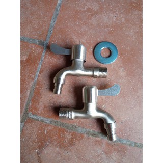 vòi gạt inox 304 phi 15(phi21)