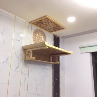 Bộ bàn thờ gỗ sồi 81cm