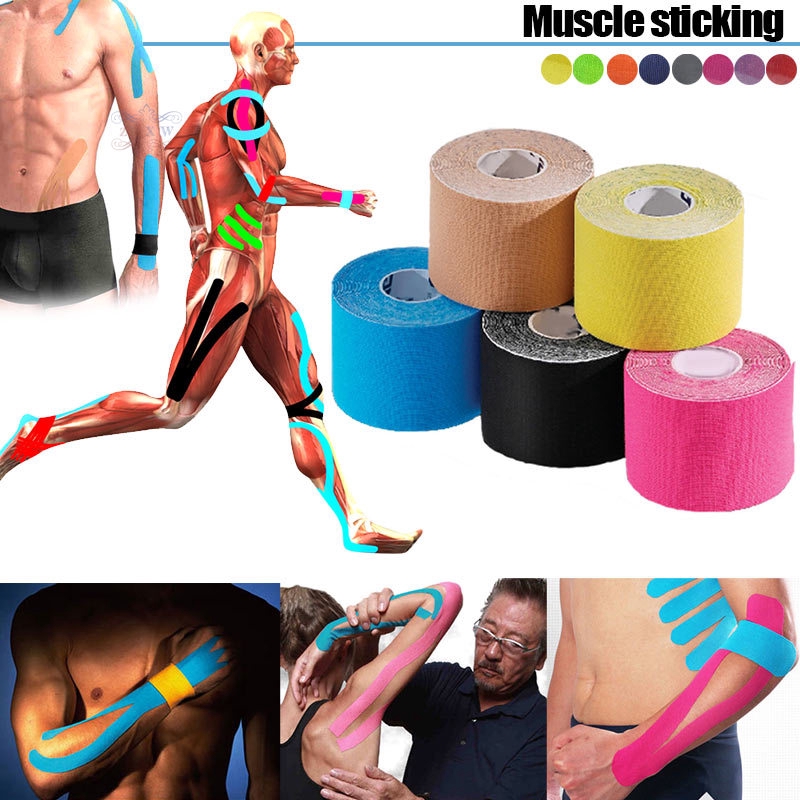 Băng dán cơ hỗ trợ khi tập luyện thể thao dài 5m tiện dụng