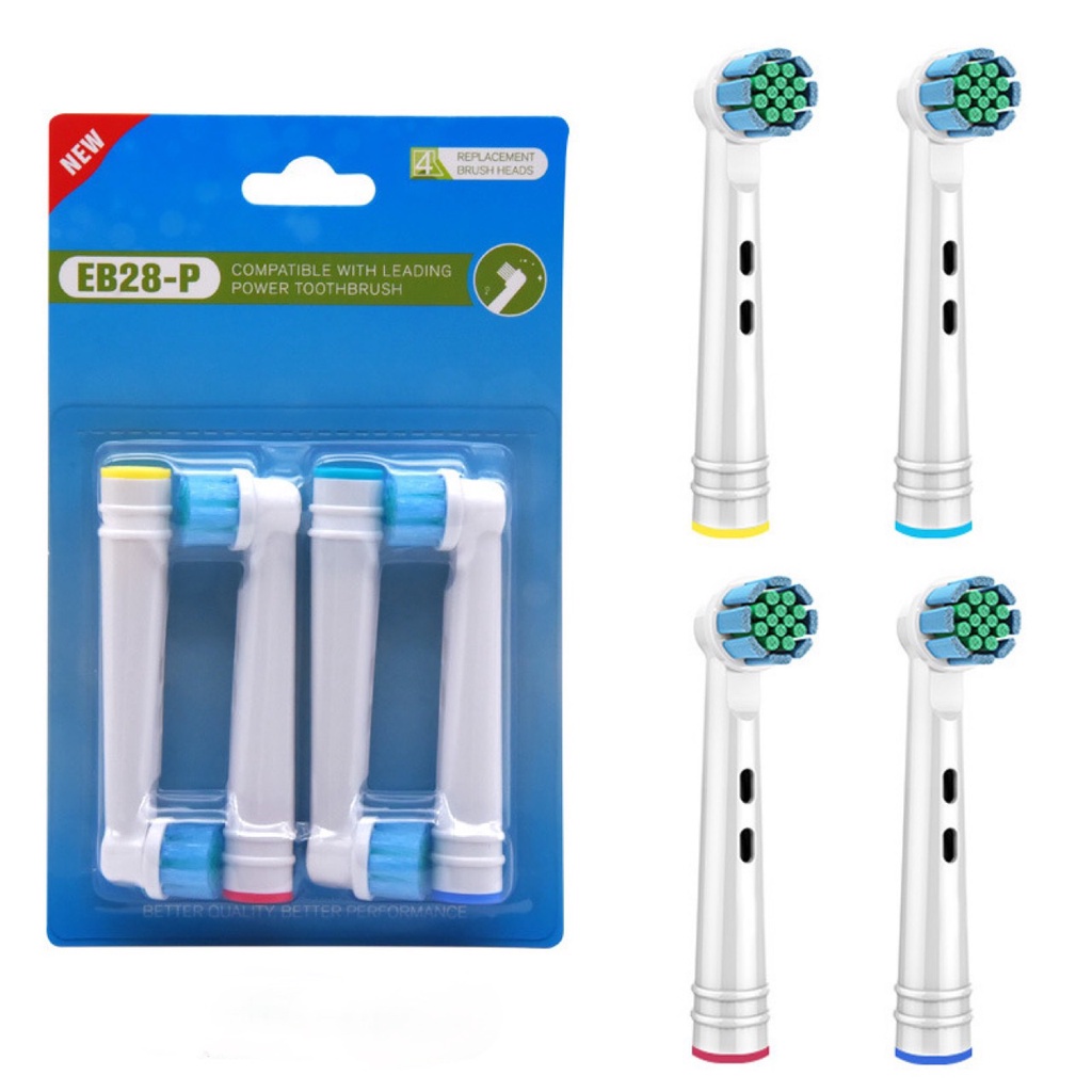 Combo 4 đầu bàn chải đánh răng điện cho máy Oral B Braun