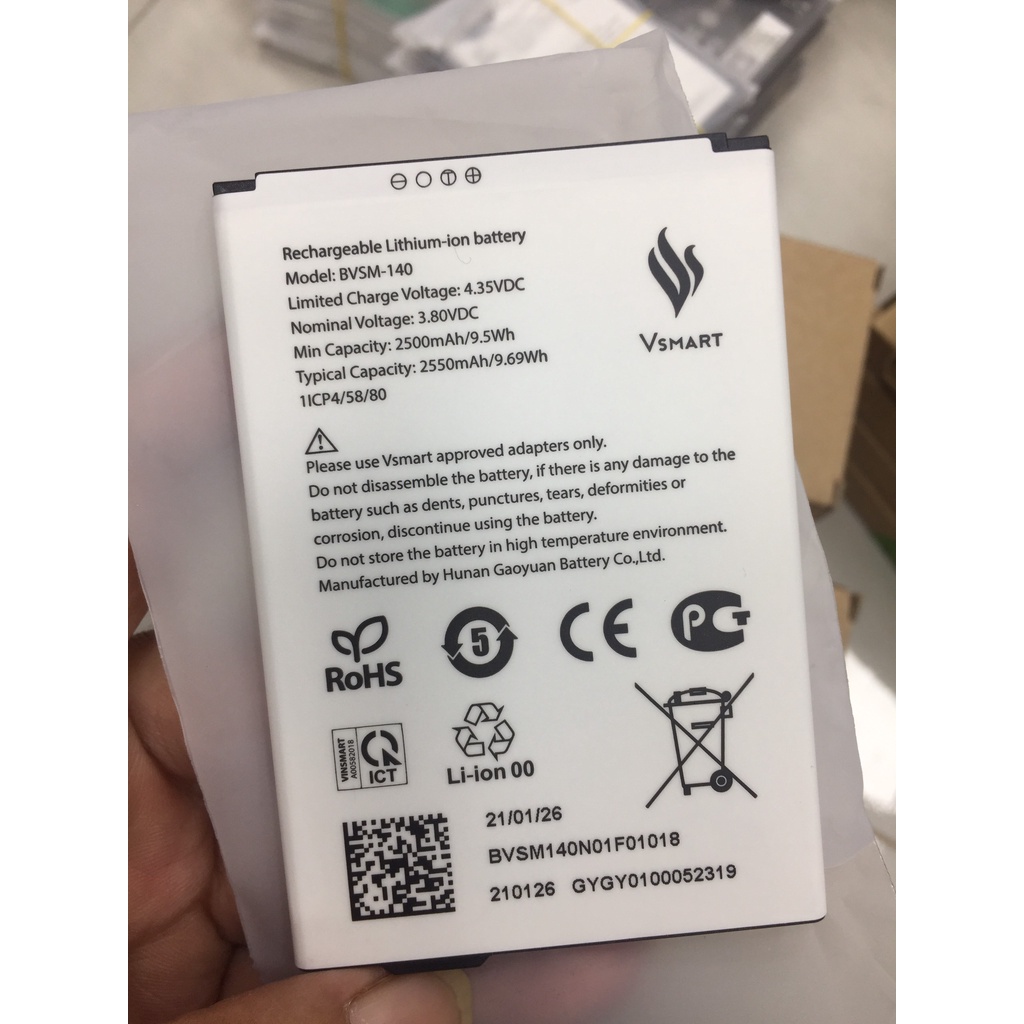 Pin Vsmart Bee Lite -BVSM 140 chính hãng