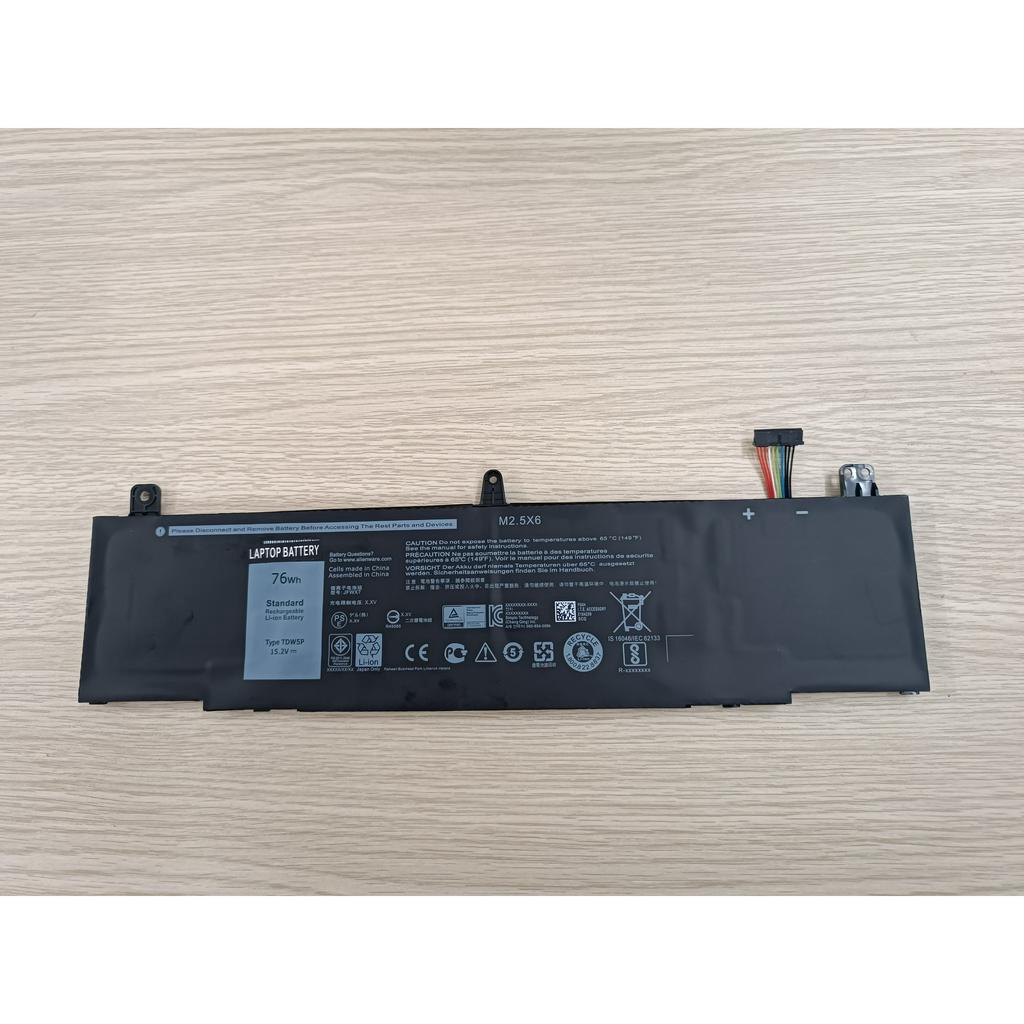 Pin Laptop Dell ALIENWARE 13 R3 ALW13C D1738 D2718 D2728 V9XD7 4RRR3 4RRR3 04RRR3 JFWX7 P81G TDW5P Zin New