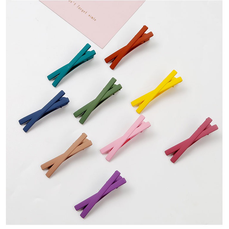 Kẹp tóc màu kẹo kiểu dáng dễ thương phong cách Nhật Bản cho bé