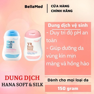 Dung dịch vệ sinh phụ nữ Hana Soft & Silk 150ml