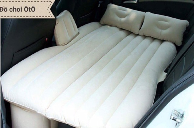 Giường hơi loại nhung dễ lau chùi và mềm mại