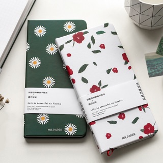 Sổ Take notes bìa hoa trang trí