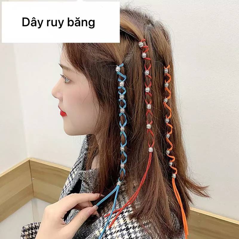 Dây Ruy Băng Tròn To Nhiều Màu 03