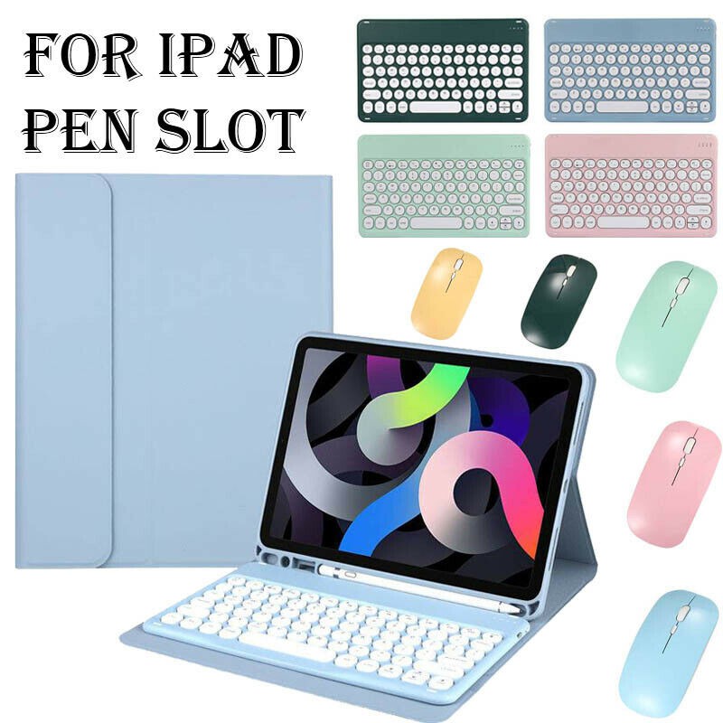 Bao Da Kèm Bàn Phím Bluetooth Không Dây Chống Sốc Có Thể Tháo Rời Kèm Giá Đỡ Cho Ipad Pro 9.7 (2016)
