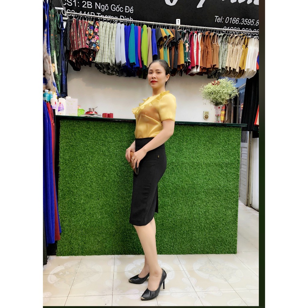 Áo sơ mi nữ trẻ trung chất liệu tơ tằm cao cấp - Hàng thiết kế chính hãng Thời Trang PP | BigBuy360 - bigbuy360.vn